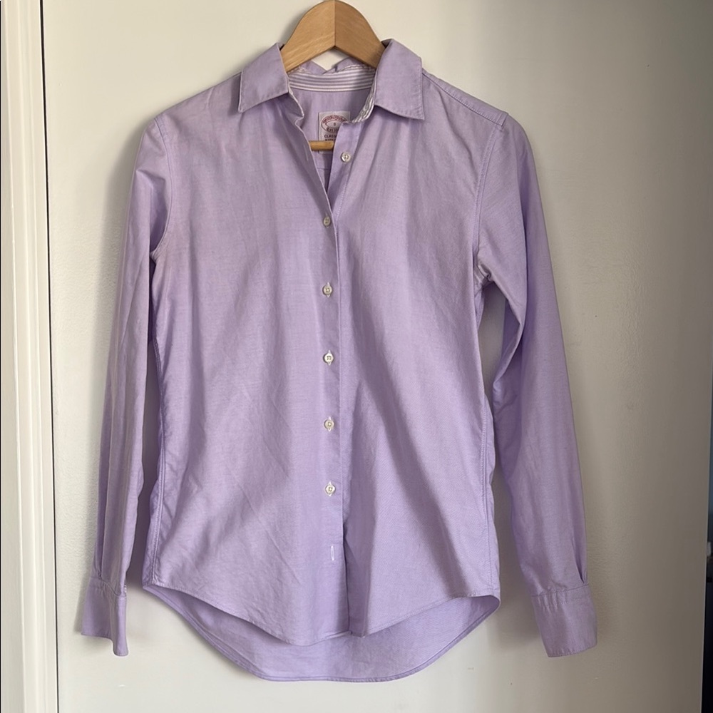 Vintage Brooks Brothers Purple Casual Button Down Shirt